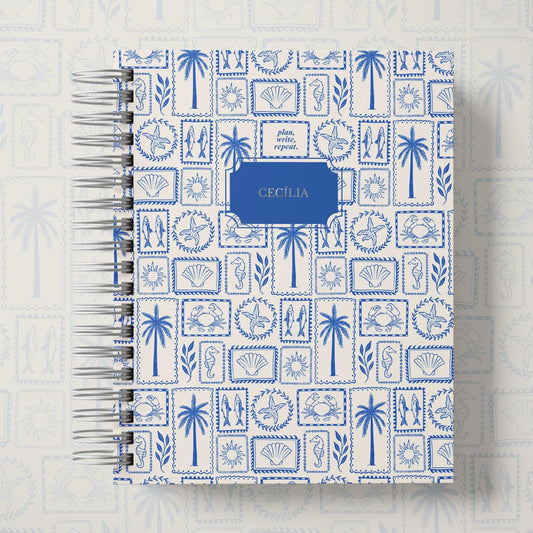 Planner Permanente - Tropical Azul