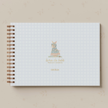 Livro do Bebê Menina - Coelhinha Camponesa
