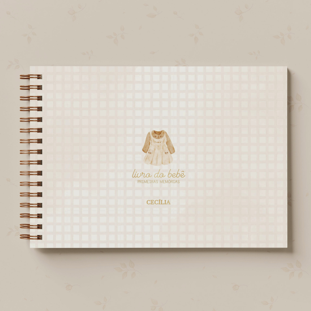 Livro do Bebê Menina - Vestidinho de Domingo