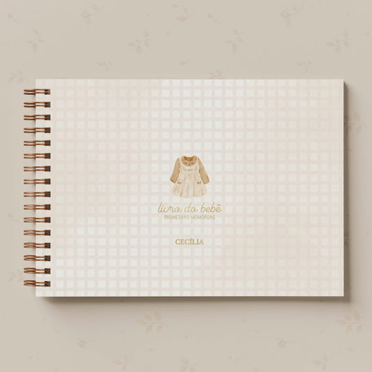 Livro do Bebê Menina - Vestidinho de Domingo
